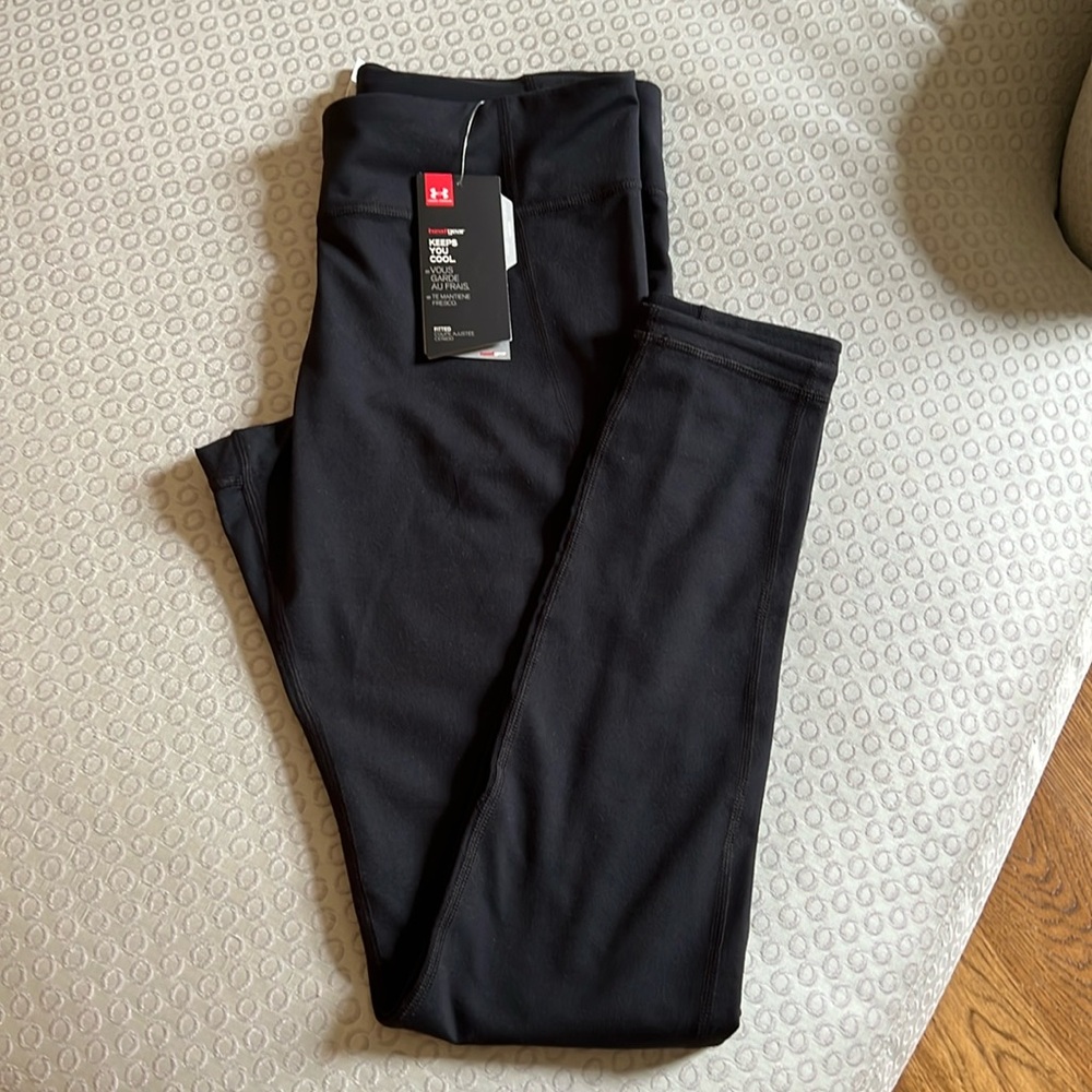 Under Armour HeatGear Black Leggings, M